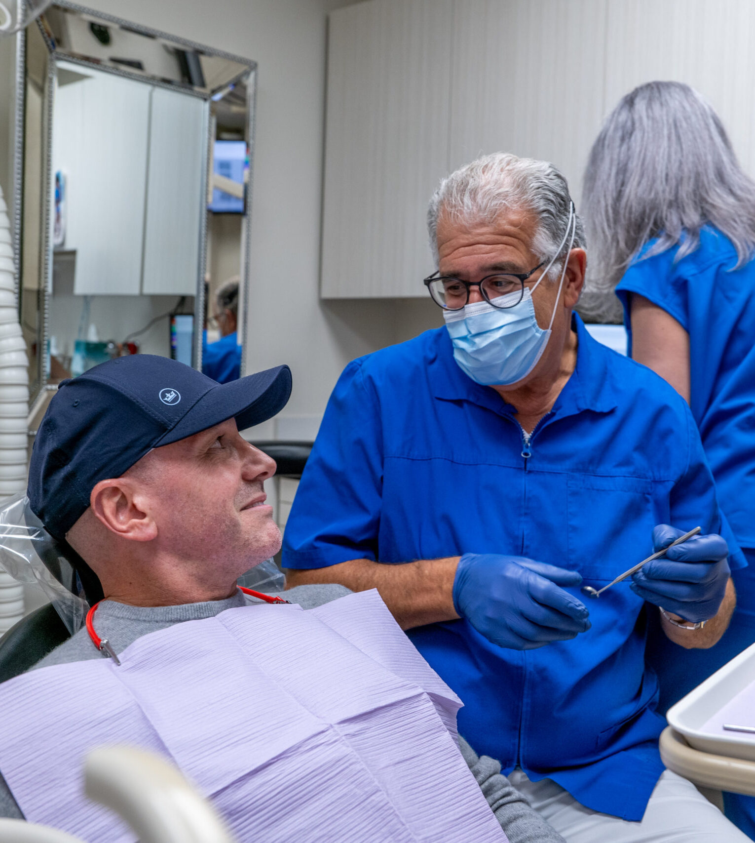 Dental filling appointment at Dr. Michael Sinkin's Midtown Manhattan practice
