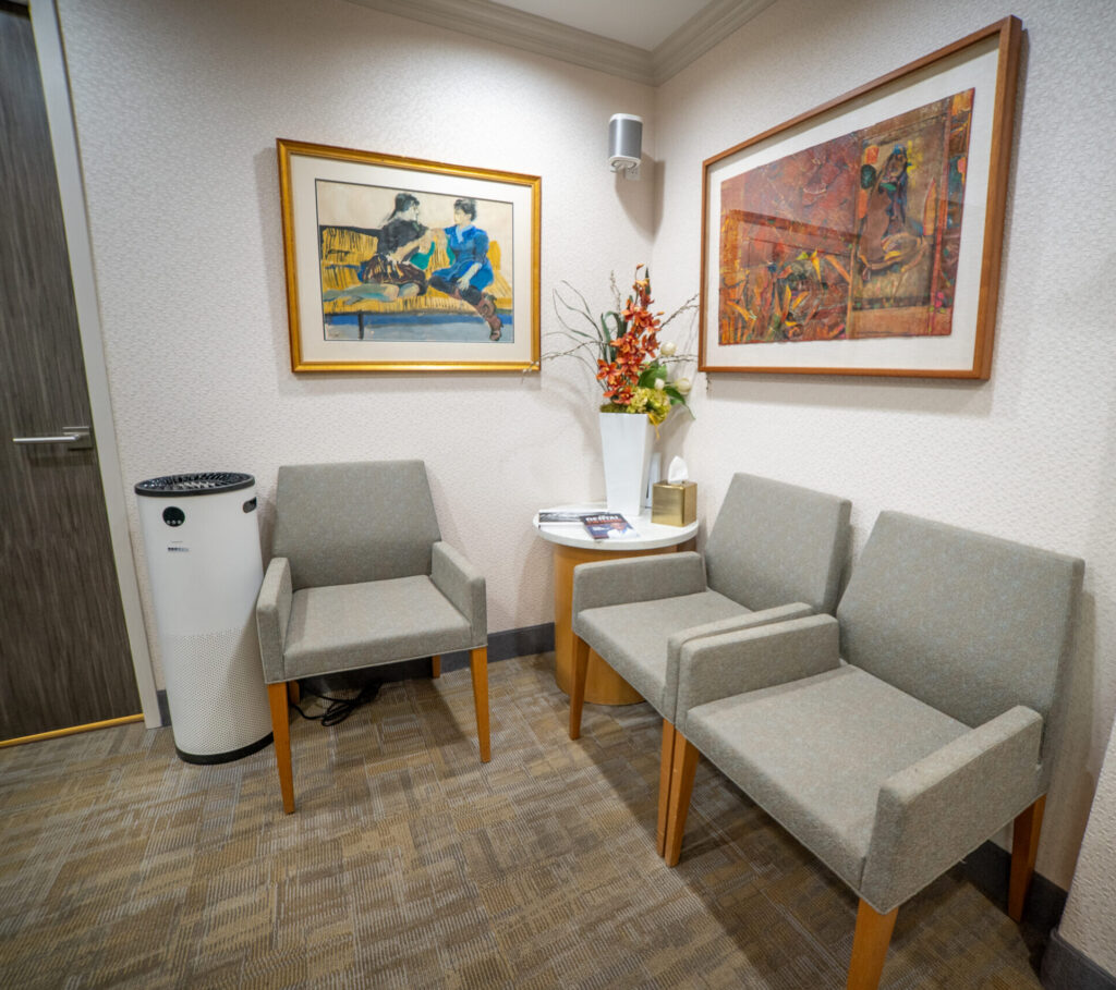 Dr. Michael Sinkin's Midtown Manhattan dental office where full mouth reconstructions are planned and completed by one dentist"