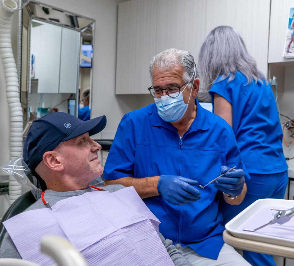 Restorative dentistry for damaged teeth at Dr. Michael Sinkin's Midtown Manhattan dental practice